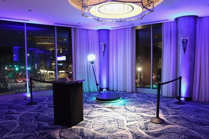 360 video booth at Oklahoma event