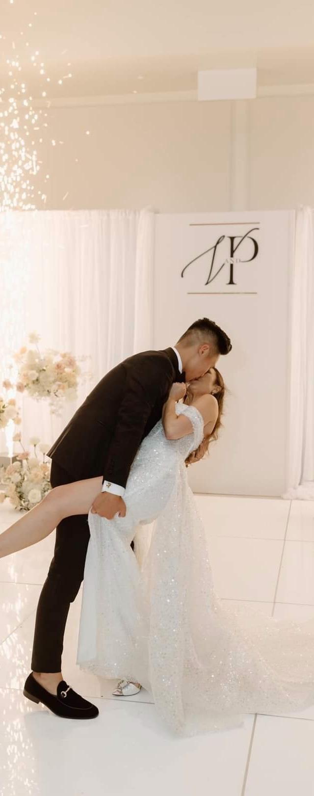 First dance dip at Aspen Ranch