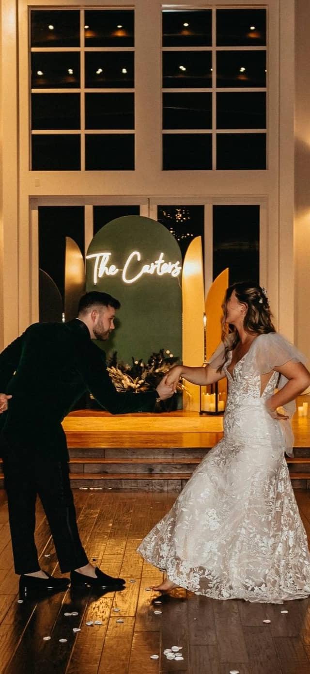 Couple first dance at Sparrow